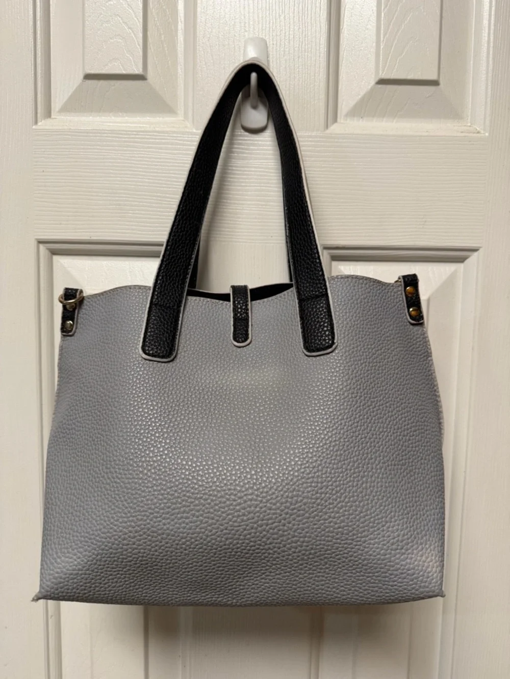 Kenneth Cole Reaction pebbled faux leather tote bag